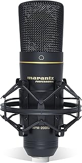 Marantz professional mpm-2000u - microphone à condensateur usb pour enregistrement sur ordinateur, podcasting