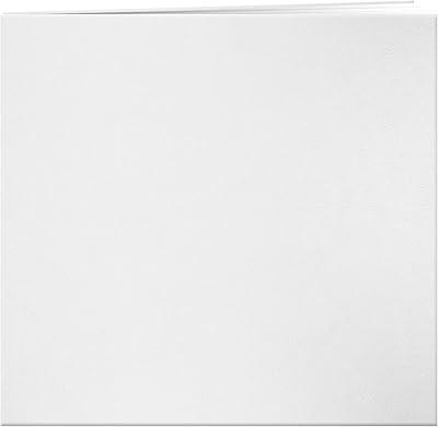 Album photo pioneer mb-10, album mémoire en cuir, 12 x 12 cm, blanc