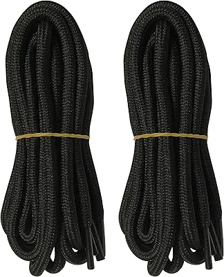 B&q 2 paires de lacets ronds robustes pour la randonnée, la marche, la construction,