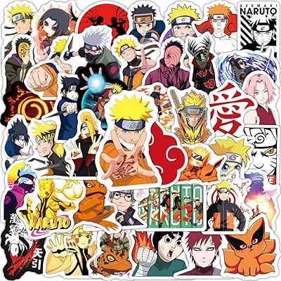 Autocollants gudern anime naruto 50 pièces autocollants anime mignons autocollants anime naruto vinyle autocollants imperméables naruto diy décorer bagages autocollants de téléphone portable autocollants naruto bouteilles d'eau. Diaytar : Parce que bien acheter, c'est économiser
