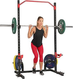 Support de squat sunny health & fitness power zone, power cage