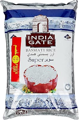 Riz super basmati india gate 20 kg
