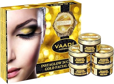 Kit visage fadi herbals 24k organic gold avec huile d'or souci germe