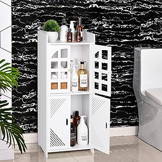 Armoire de rangement de salle de bain à double porte armoire de rangement