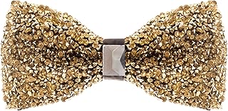 Cravates en strass pour hommes et garçons, cravate à paillettes en diamant