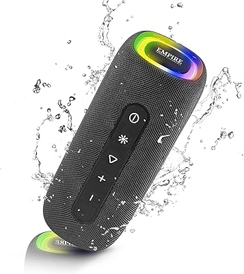 Haut-parleur bluetooth portable empire ipx6 étanche, haut-parleur sans fil sbc 20 w