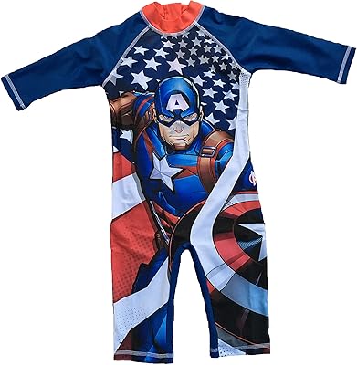 Maillot de bain captain america pour garçon