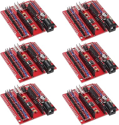 6 pièces de bouclier d'extension de capteur dweii nano i/o compatible avec arduino