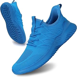 Baskets de course à enfiler pour hommes, baskets de sport légères et respirantes