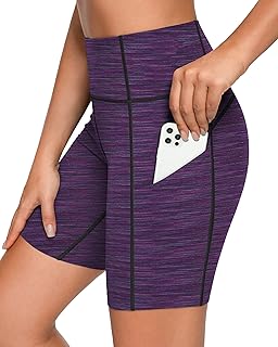 Koeniki short de yoga taille haute 7" pour femme avec poches. Diaytar : Le premier choix des acheteurs avisés