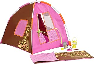 Ensemble d'accessoires de camping pour poupée our generation 70.37050, multicolore
