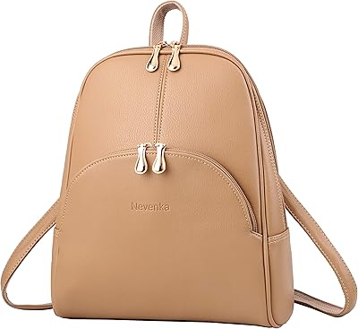 Sac à dos nevenka pour femmes, sac à bandoulière décontracté en cuir pu