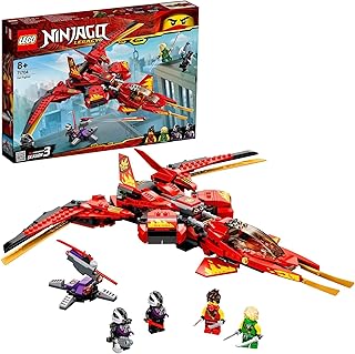 Lego® kai fighter 71704 ensemble de construction avec avion de chasse et 4
