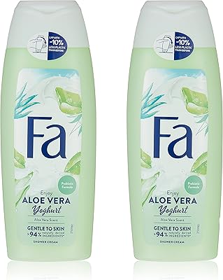 Gel douche fa à l'extrait d'aloe vera, 250 ml, lot de 2