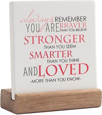 Lukiejac citations inspirantes décoration de bureau cadeaux pour femmes cadeaux d'encouragement pour meilleur
