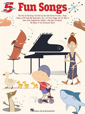 Chansons amusantes pour piano à cinq doigts