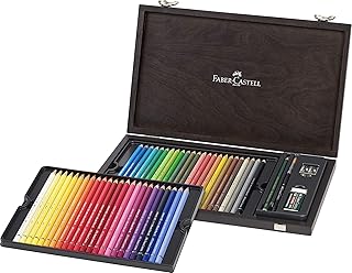 Crayons aquarelle pour artistes faber castell brict durer, 48 ​​couleurs dans une boîte