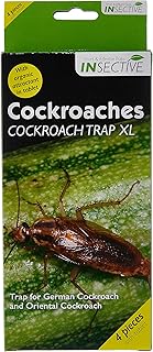 Piège insecticide à blattes xl avec disque attractif, paquet de 4