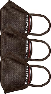 Masque facial en coton pour hommes de l'us polo association (lot de 3)