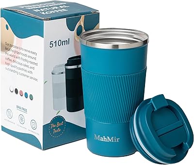 Tasse de voyage isolée sous vide en acier inoxydable, tasse à café
