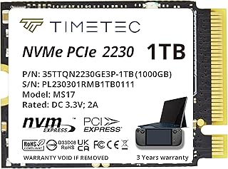 Timetec 1 to m.2 2230 ssd nvme pcie gen 3x4 disque ssd interne compatible avec steam deck, microsoft surface pro 9/pro 8/pro 7+/pro x/laptop3/laptop4/laptop go/book3 (1 to ). Plus de choix, moins de dépenses avec Diaytar