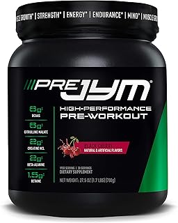 Poudre de pré-entraînement jym bcaa créatine hci malate de citrulline bêta-alanine bétaïne