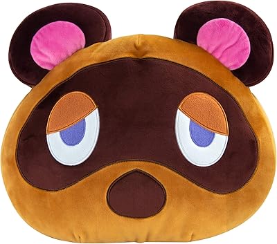 Peluche club mochi animal crossing tom nook spongieuse à collectionner