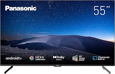 Panasonic 4k led smart tv 55 pouces android, chromecast intégré, application shahid, dts