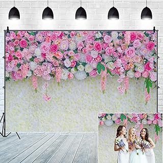 Fond de mur de fleurs yale 7x5 pieds décor de mariage de printemps