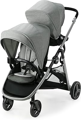 Poussette double graco ready to grow lx 2.0 avec options de siège