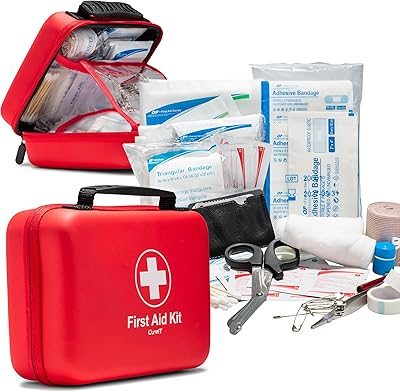 Trousse de premiers secours étanche de 230 pièces pour extérieur, intérieur, voiture, randonnée