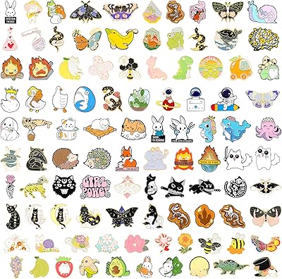 Broches en émail mignonnes pour sacs à dos, joli ensemble de broches au