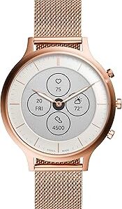 Montre intelligente hybride fossil smart pour femmes avec affichage permanent, fréquence cardiaque, suivi d'activité, notifications sur smartphone, aperçus de messages.. Diaytar : Acheter moins cher n'a jamais été aussi facile