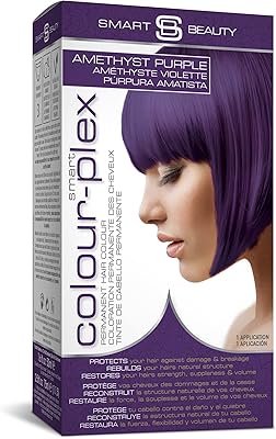 Teinture capillaire permanente violette smart beauty avec technologie anti-casse plex qui protège contre