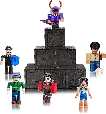 Roblox action collection - ensemble de figurines mystère série 7 6 pièces