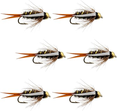 The fly fishing bliss bed head prince nymph fishing fly - lot