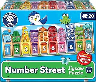 Puzzle orchard toys number street, multicolore, taille unique
