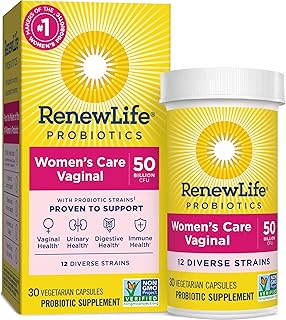 Supplément probiotique pour femmes renew life 50 milliards garantis, supplément probiotique 12 souches