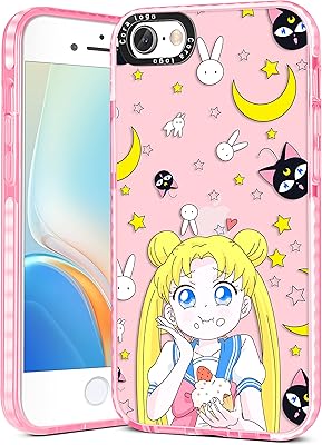 Coque de téléphone portable coralojo pour iphone se 2022-se 2020-8-7-6s avec un joli