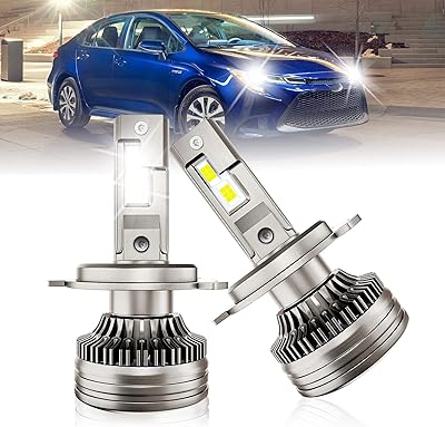 Ampoules de phare led tespelmo pour toyota corolla (1998-2000) 9003/h4 feux de route/croisement