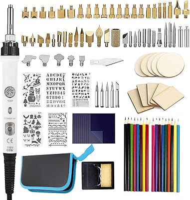 Kingsi kit de combustion du bois professionnel de 99 pièces avec contrôle