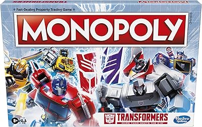 Monopoly : jeu de société transformers edition pour 2 à 6 joueurs
