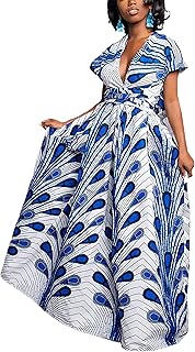 Robes africaines pour femmes, robe longue traditionnelle ankara dashiki, barboteuse bohème multi-styles