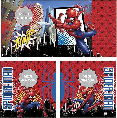 Tente de lit mezzanine spider-man ensemble de rideaux bas pour enfants