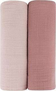 Couverture d'emmaillotage en mousseline elys & co. pour bébé fille