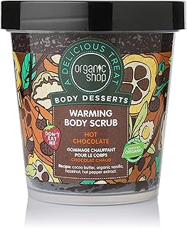 Exfoliant corporel au chocolat chaud organic shop, 450 ml