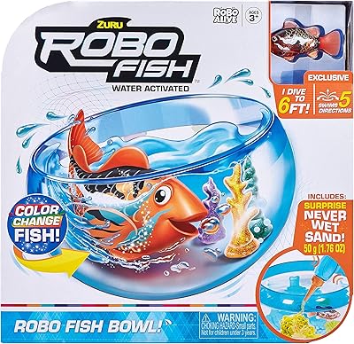 Robo fish robo 7126 ensemble de jouets d'aquarium robotique pour animaux de compagnie, poisson, 13,5 x 30 x 28,5 cm. Vos marques préférées à prix réduits sur Diaytar