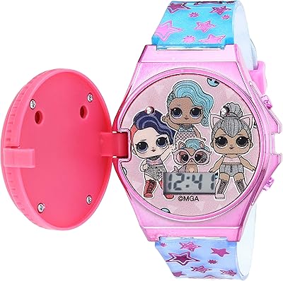 L.o.l. surprise. montre à quartz pour fille, bracelet en plastique, rose, 14