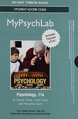 Nouveau mylab psychology avec pearson etext -- carte d'accès autonome -- pour la psychologie