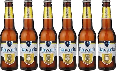 Bouteille de boisson au malt de citron sans alcool bavière, 330 ml x